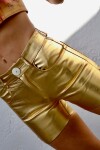 Leather Shorts Oro Fuerte