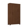 Ropero Primordial Max 4 Puertas 2 Cajones Jacaranda
