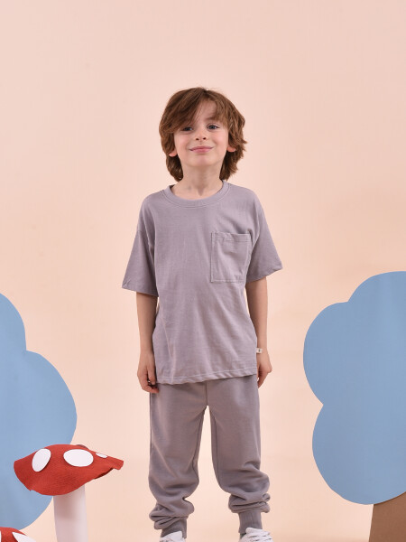 REMERA NACHO BOY GRIS OSCUROGenérico