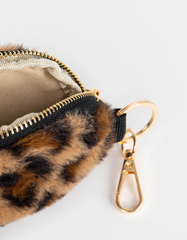 Monederos Monedero Peluche Animal Print - Estampado Animal Print