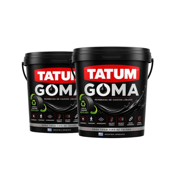 KIT X2 MEMBRANA TATUM GOMA CON CAUCHO TATUM 20 KG Kit X2 Membrana Tatum Goma Con Caucho Tatum 20 Kg