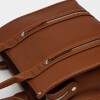 Shopper Oak En Efecto Cuero Graneado Marron