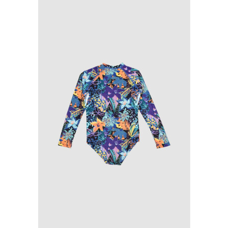 Manga larga surf bingo 2-16a Neon flowers