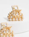 Broches Sets Perla Set De Broches De Perla. - Combinacion Bicolor
