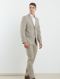 220262 TRAJE SLIM FIT HARRINGTON LABEL Tostado