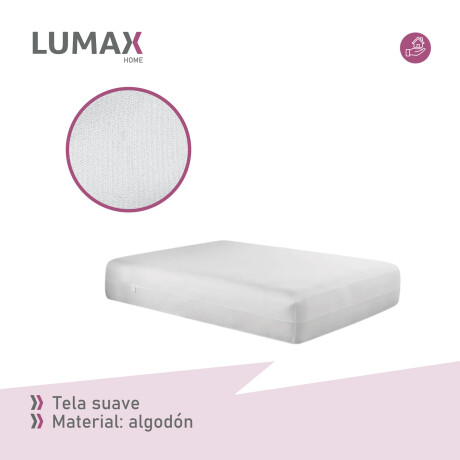 Funda de colchón con cierre 1 plaza X 20 Cm blanco