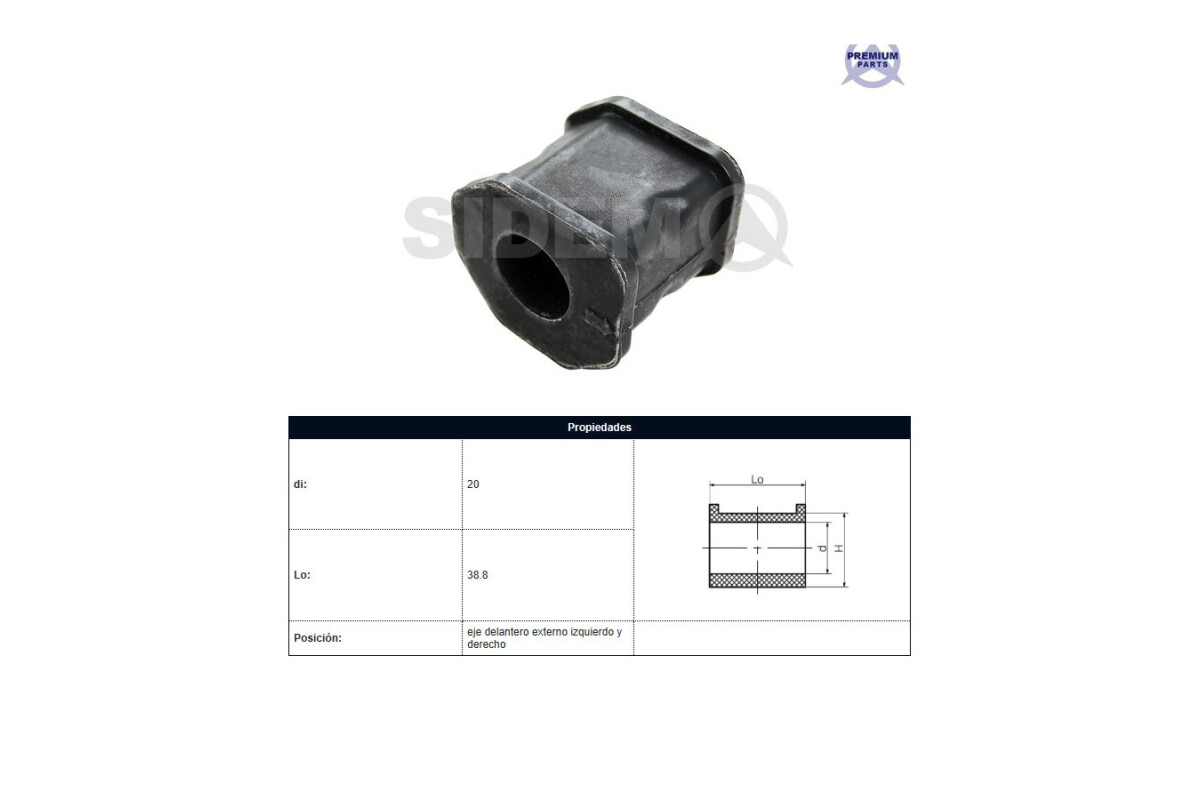 Buje Mitsubishi L200 01-06 Der/Izq Buje Mitsubishi L200 01-06 Der/Izq
