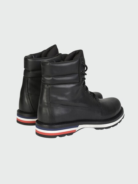 Moncler -Botas de cuero acordonadas, Vancouver Negro