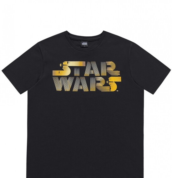 Camiseta en tejido de punto Star Wars NEGRO