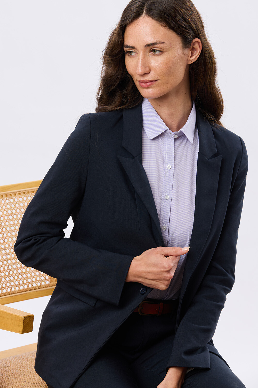 BLAZER LISO Marino