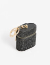 Rega Varios Llavero Y Charm Estuche Strass Negro - Negro