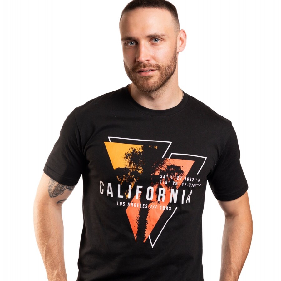 SNAKE T-SHIRT PRINT BLACK