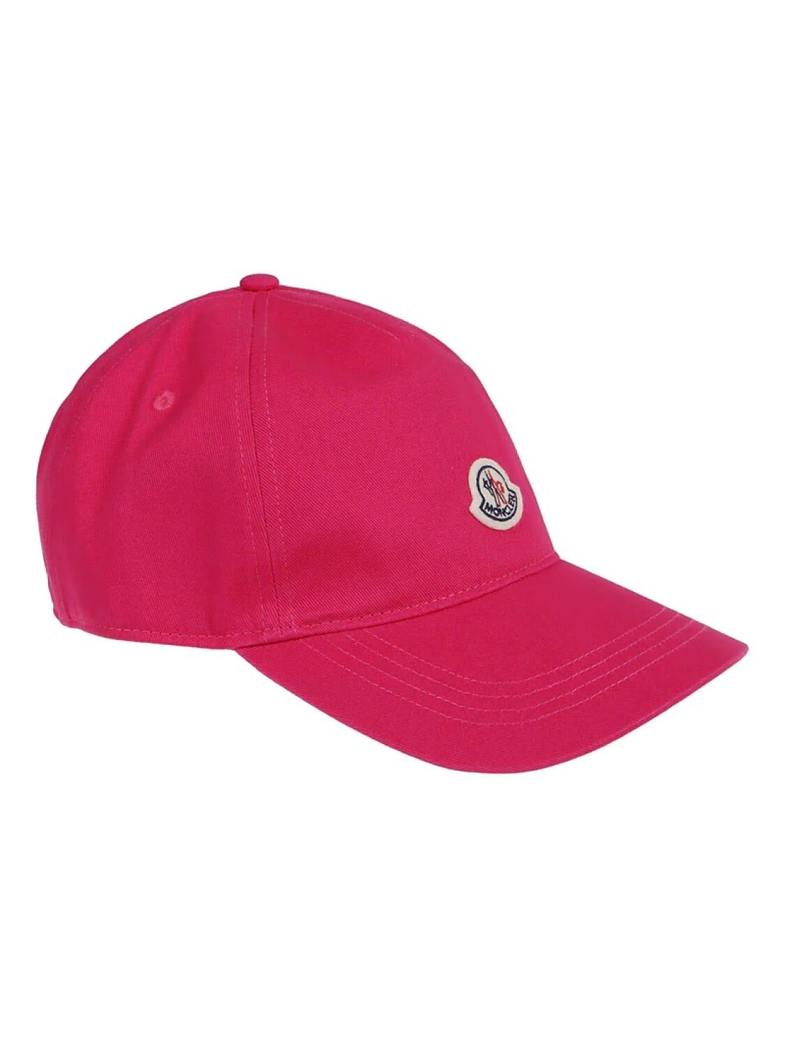 Moncler -Gorro con visera de algodón Rojo