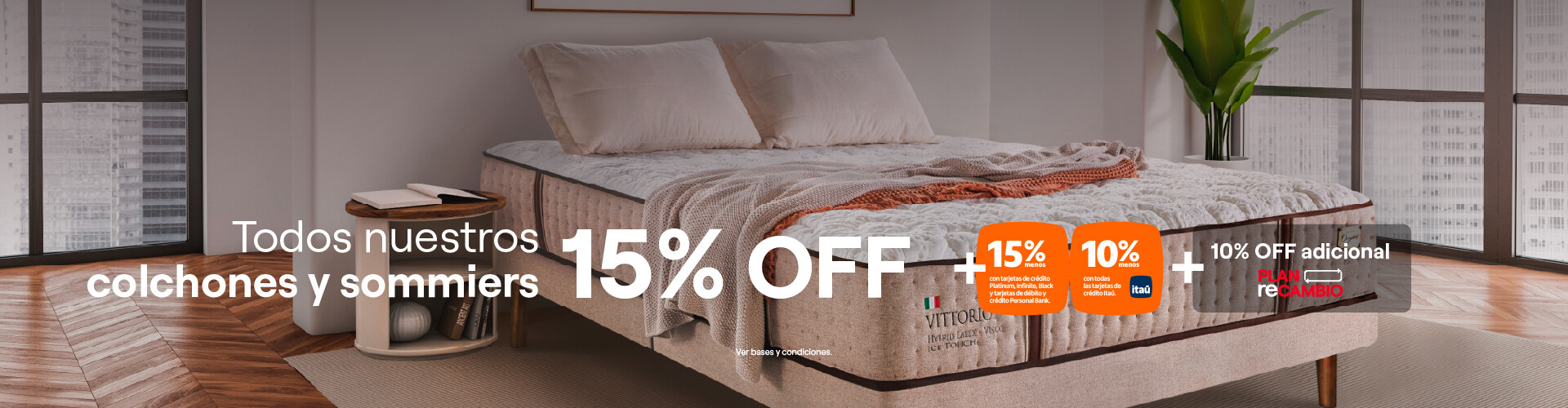 COLCHONES 15% Itaú