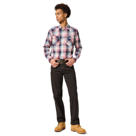 Camisa Wrangler de Hombre - WESTERN - W112357243REDBLUE RED