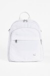 Mochila - bandolera grande con correa cordon blanco