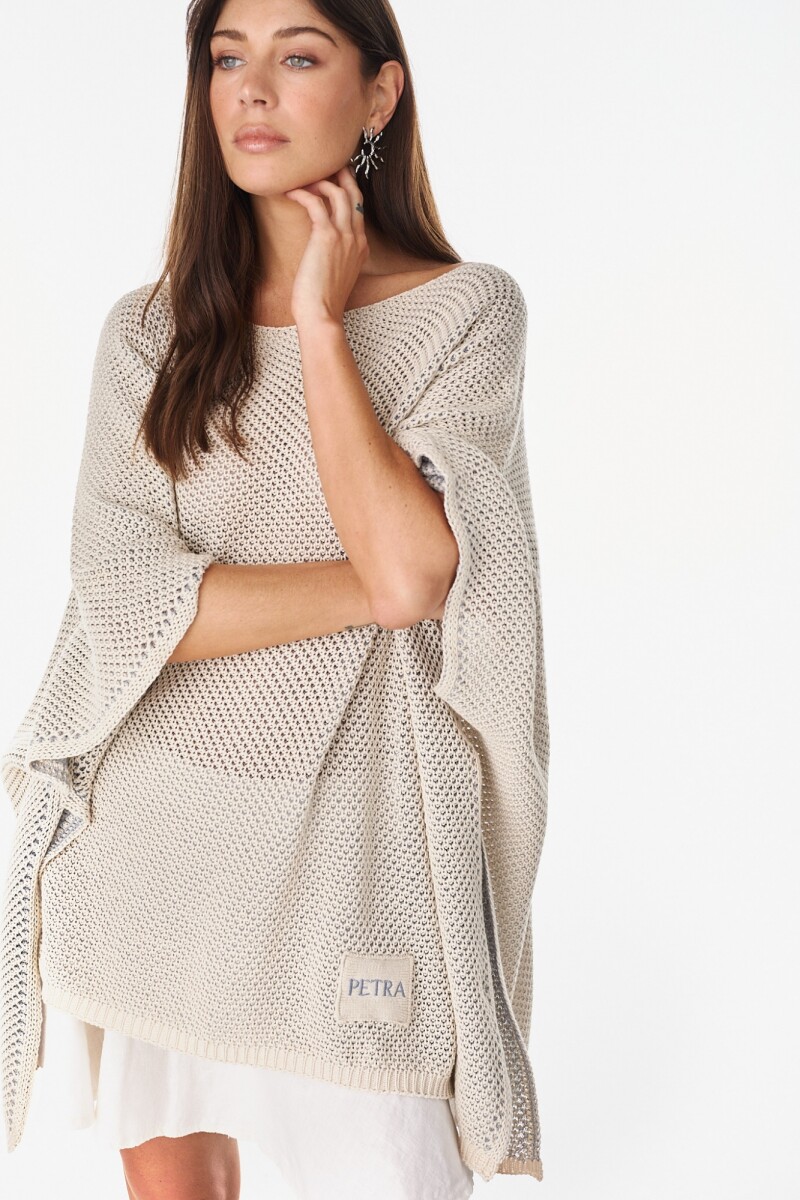 Blusa Nube Crudo/Plateado