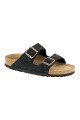 Sandalia Arizona Soft Footbed Suede Leather - Estrecho Mocca