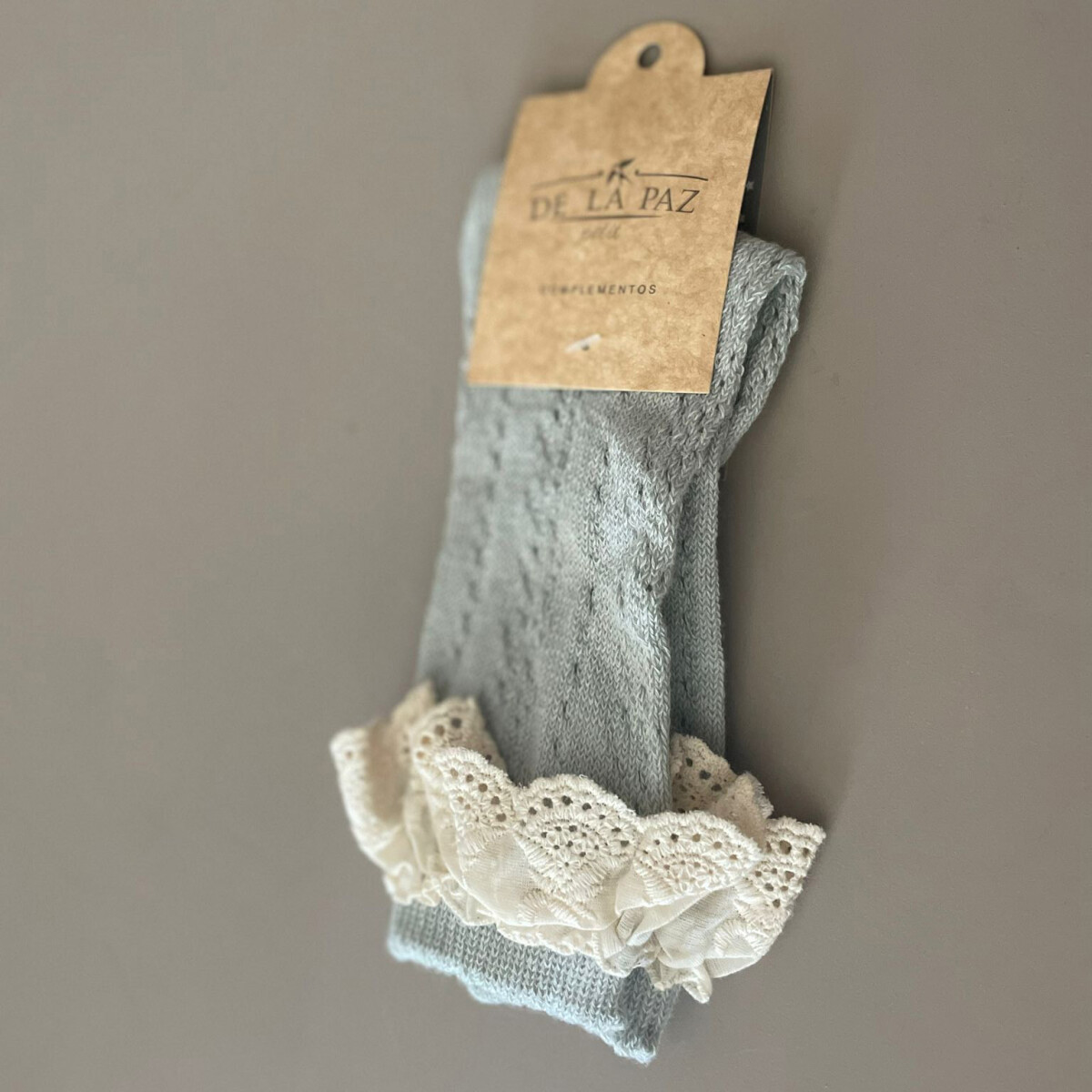 Medias Jolie Calada - Celeste Pastel 