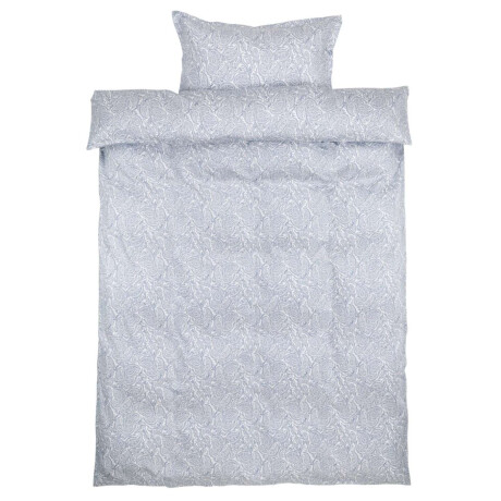 Juego Funda Nordica Saten Frederikke 155X220 Azul/Blanco