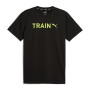 Mens Graphic Tee Train Puma - Hombre Black/lime