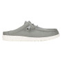 Zuecos Wally Slip Stretch Canvas - Hombre Grey
