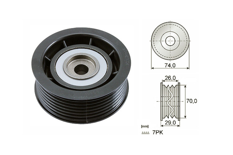 Tensor Guia Correa Mitsubishi L200/Montero 10-25 Tensor Guia Correa Mitsubishi L200/Montero 10-25