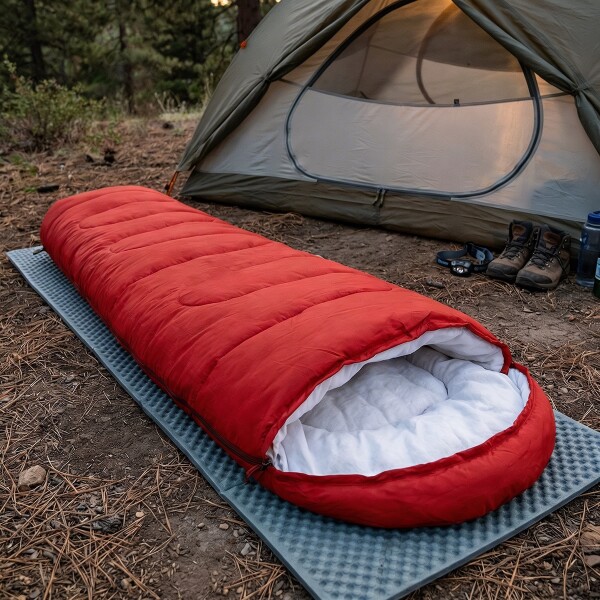 Sobre Saco Bolsa Dormir 2 M Capucha Aislante Camping Caza IMBACK Color Rojo Sobre Saco Bolsa Dormir 2 M Capucha Aislante Camping Caza IMBACK Color Rojo
