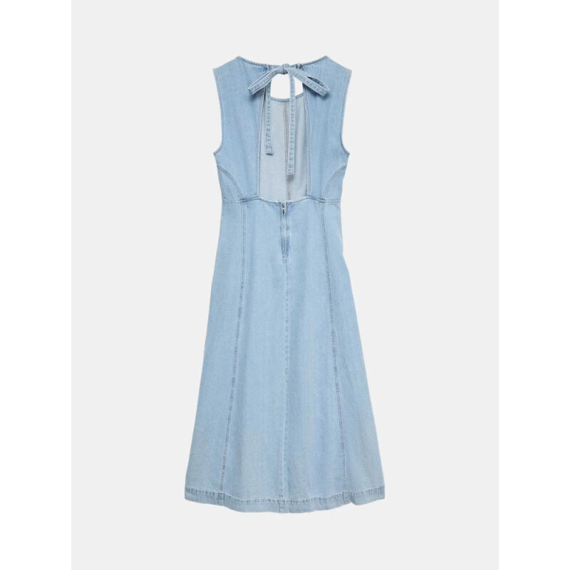 VMHEJLA SL 7/8 OPEN BACK DNM DRESSSI365 Light Blue Denim