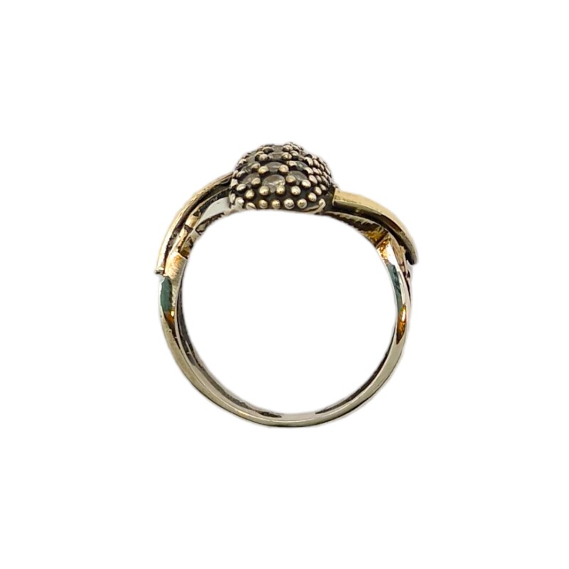 Anillo Varios-Plata y Oro-Piedra Zirconia-AN5001 conpiedra