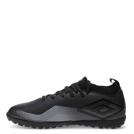 Championes de Niños Umbro Futbol 5 Vibe TF Junior Negro - Gris