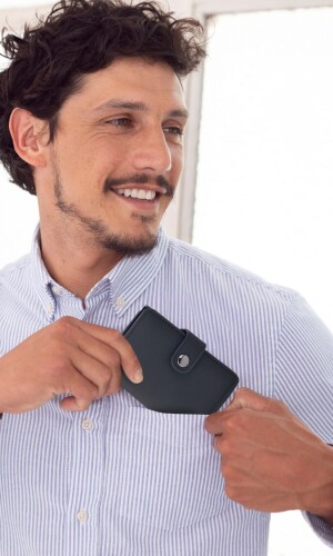 TARJETERO TIZIANO ANTI CLONACION NEGRO