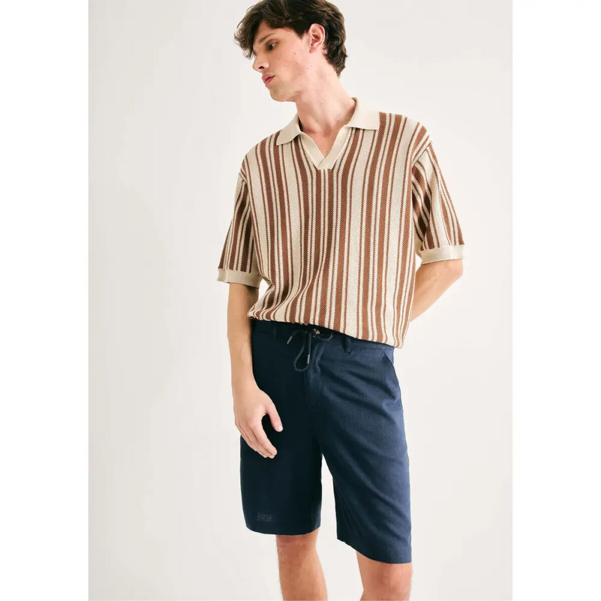 BERMUDA MASC - AZUL ESCURO 