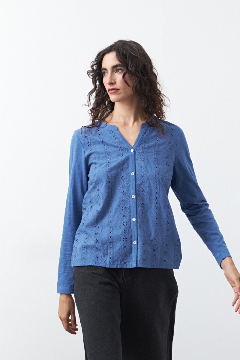 CAMISA AMELIE Azul Oscuro