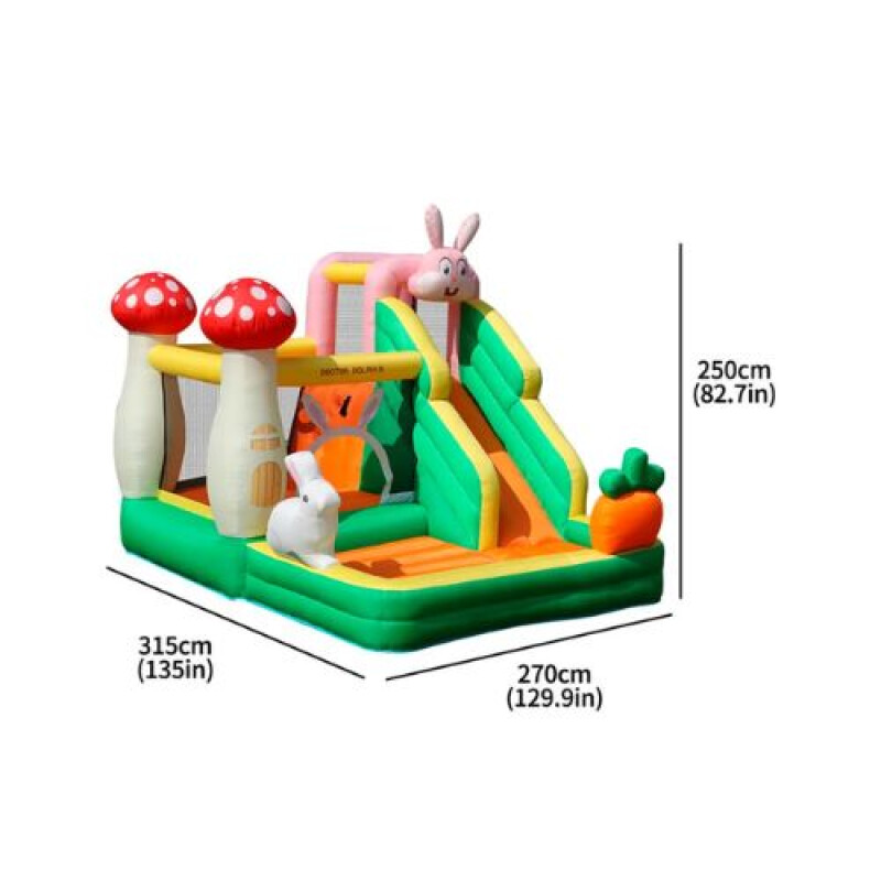 Castillo Inflable Conejo Trepador - Doctor Dolphin Castillo Inflable Conejo Trepador - Doctor Dolphin