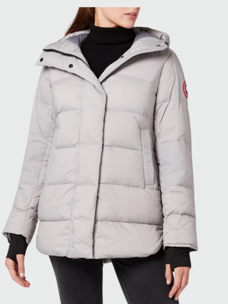 Canada Goose -Campera con capucha rellena de plumas, Alliston Gris