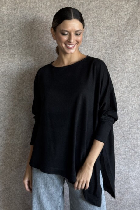 Remerón Sara Lanilla Negra