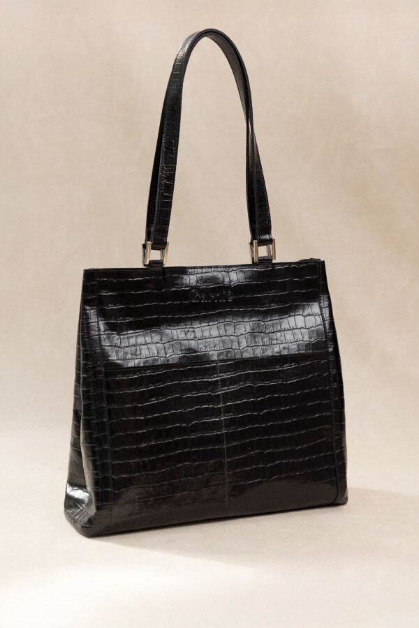 Cartera Regina Crocco Negro