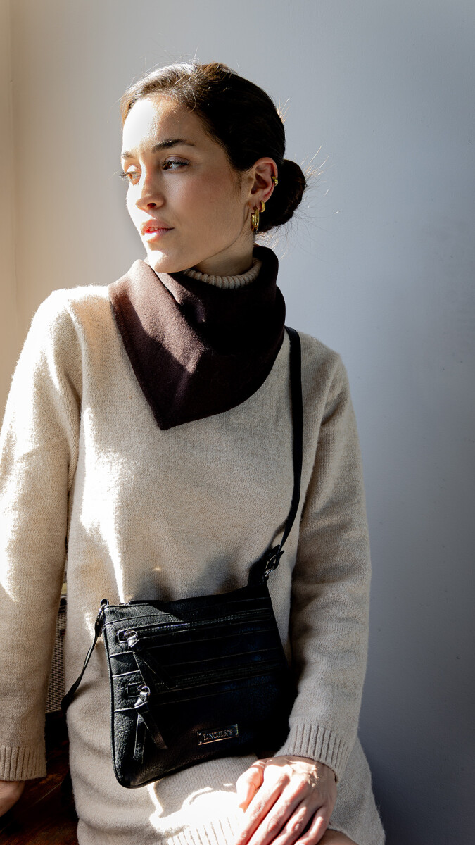 BANDOLERITA MORRAL ROSA - NEGRO 