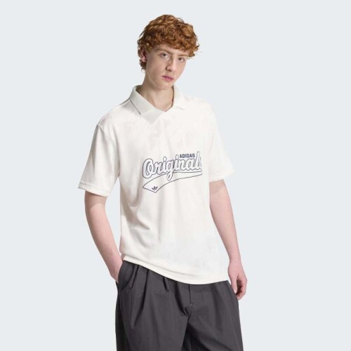 Remera Adidas Jacquard Originals Blanco