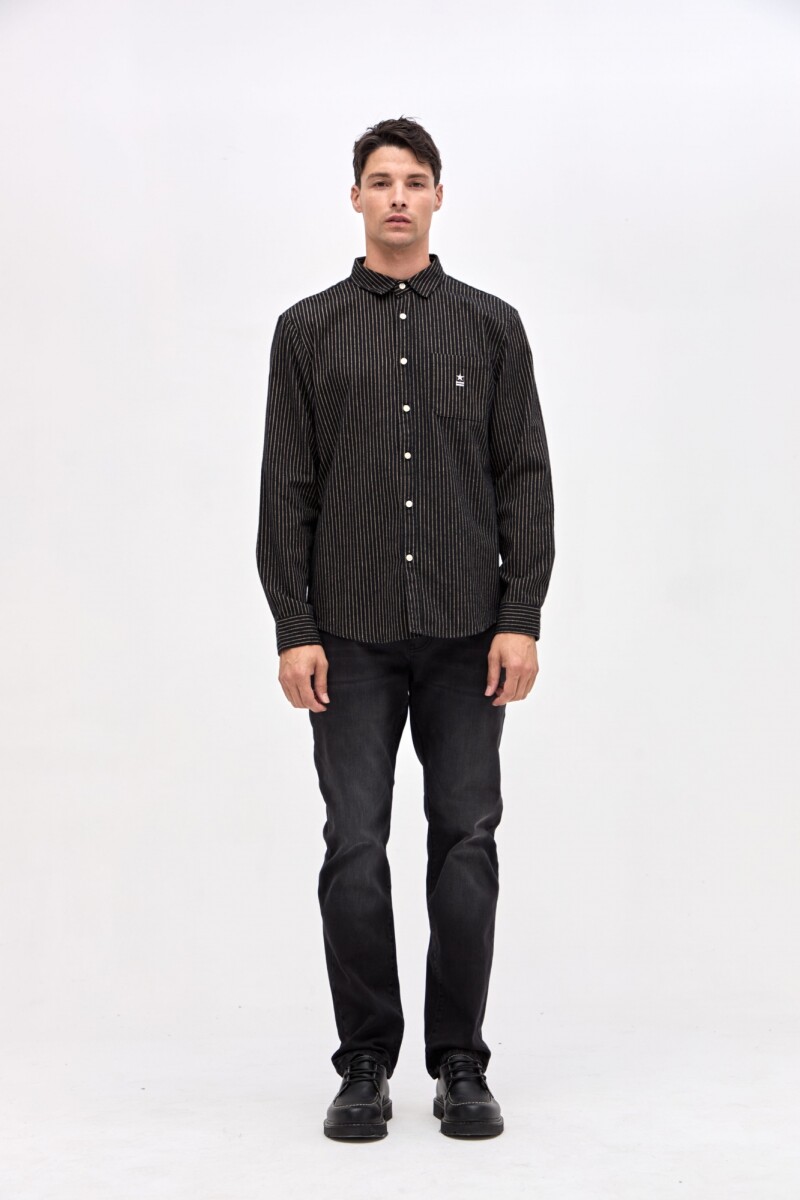 Camisa Fabien - Rayas jean 