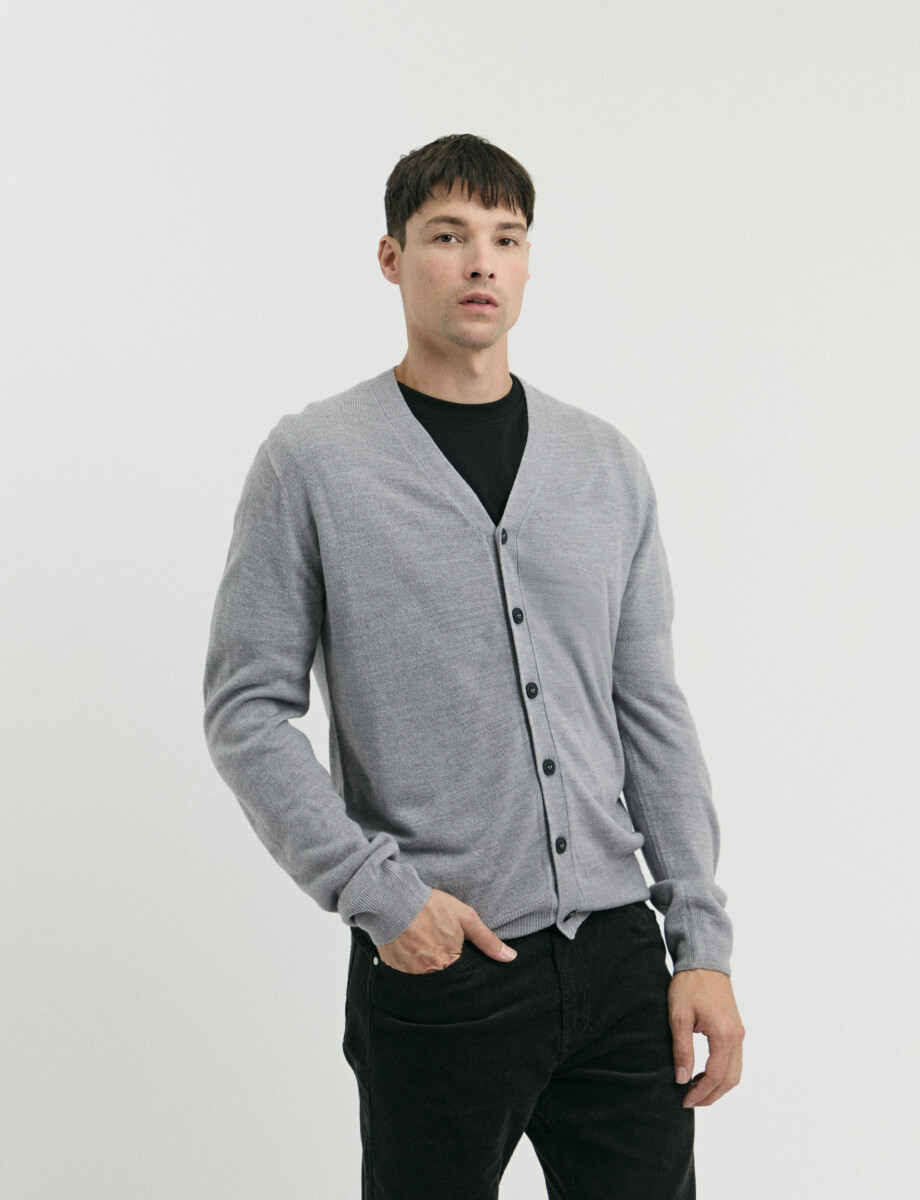 470710 CARDIGAN HARRINGTON URBAN Gris Medio Melange