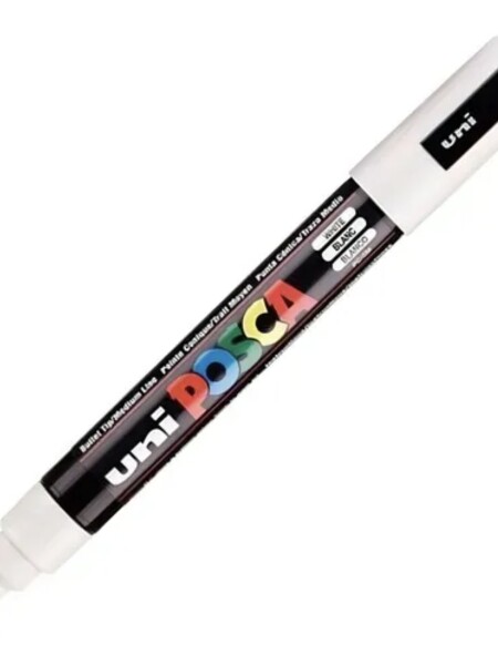 MARCADOR UNI POSCA 2.5 MM BLANCO N/A