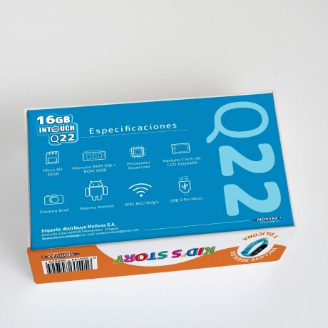Tablet Kids Story 7 16GB 1GB Octa Core VERDE