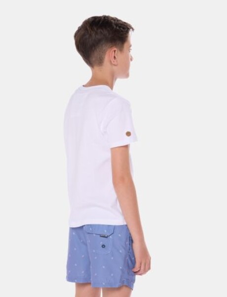 SHORT DE BAÑO ESTAMPADO Azul