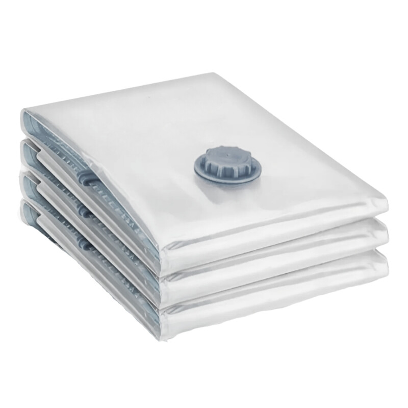 Set x3 Bolsa al vacío para ropa M TRANSPARENTE