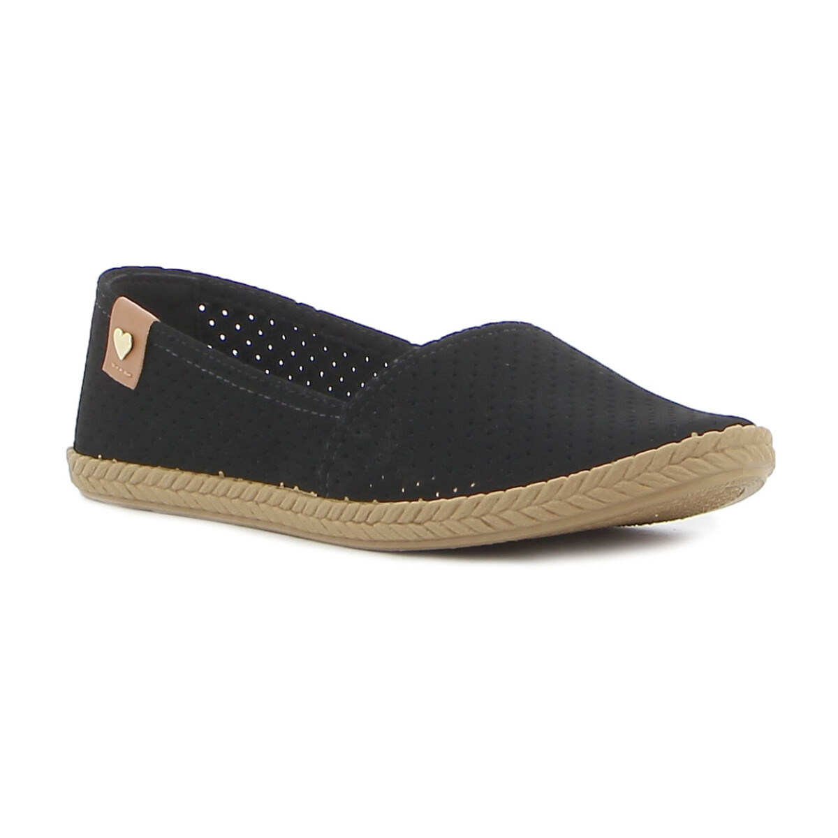Moleca Zapatilla Casual de Dama Calada - Negro 