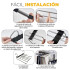 Percha Multiusos IMBACK IBK-HMJ074-PLA | 5 Barras, Ahorro de Espacio, Acero Inoxidable, Uso Vertical/Horizontal Percha Multiusos IMBACK IBK-HMJ074-PLA | 5 Barras, Ahorro de Espacio, Acero Inoxidable, Uso Vertical/Horizontal