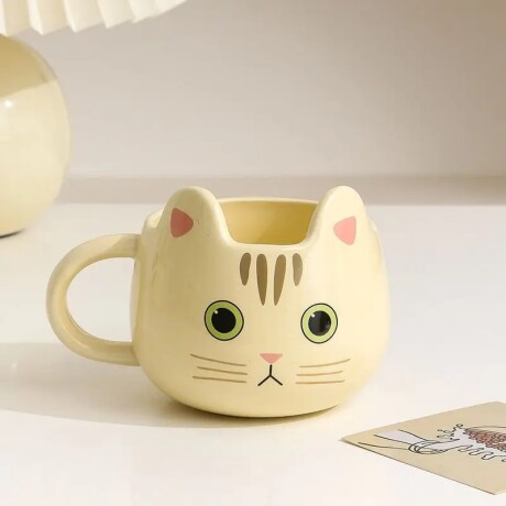 Taza De Gatito Blanco