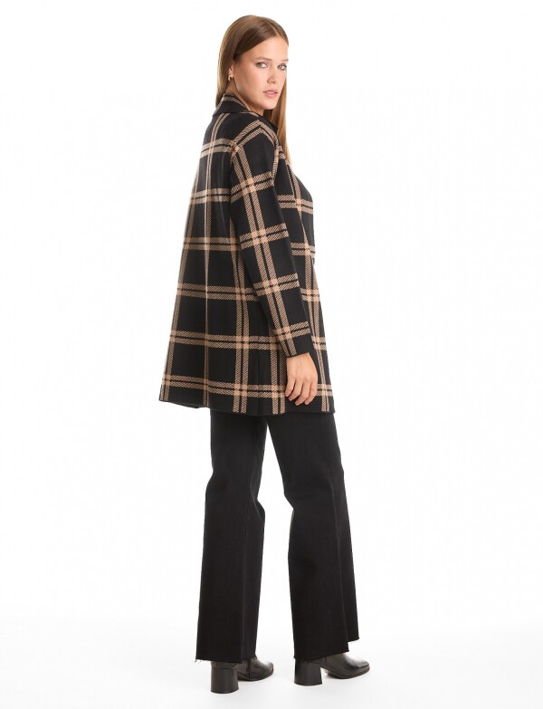 Cardigan Cuadrille NEGRO/TOSTADO